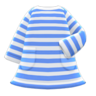 Striped Dress (Blue) NH Icon.png