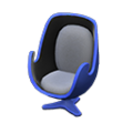 Artsy Chair (Blue - Gray) NH Icon.png