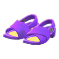 Cross-Belt Sandals (Purple) NH Storage Icon.png