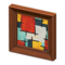 Fancy Frame (Brown - Abstract Painting) NH Icon.png