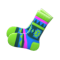 Geometric-Print Socks (Green) NH Icon.png