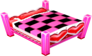 Lovely Bed (Lovely Pink - Pink and Black) NL Render.png