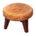 Modern wood stool's Simple variant