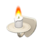 Wall-Mounted Candle (White) NH Icon.png