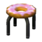 Donut Stool (Black - Strawberry Donut) NL Model.png