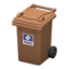 Garbage Bin (Brown)