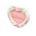 Heart doorplate's Pink variant