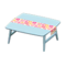 Nordic Table (Blue - Flowers) NH Icon.png