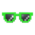 Pixel Shades (Green) NH Icon.png