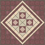 Texture of plaza tile