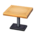 Square minitable's Light wood variant
