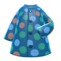 Dotted Raincoat (Blue) NH Icon.png