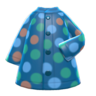 Dotted Raincoat (Blue) NH Icon.png