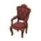 Elegant Chair (Brown - Damascus-Pattern Red) NH Icon.png
