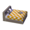 Modern Bed (Gray Tone - Yellow Plaid) NL Model.png