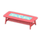 Nordic Low Table (Red - Raindrops) NH Icon.png