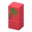 Refrigerator (Red - Fruits)