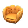 throwback mitt chair