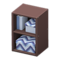 Upright Organizer (Brown - Cool Zigzags) NH Icon.png