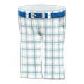 Checkered School Pants (White) NH Storage Icon.png