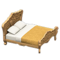 Elegant Bed (Light Brown - Gold Diamonds) NH Icon.png