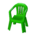 Garden chair's Green variant