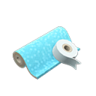 light-blue wrapping paper