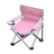Outdoor Folding Chair (Silver - Pink) NH Icon.png