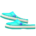 Slip-on sandals's Light blue variant