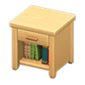 wooden end table