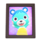 Bluebear's Photo (Dark Wood) NH Icon.png