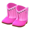 Cowboy Boots (Pink) NH Storage Icon.png