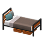 Ironwood Bed (Teak - Brown) NH Icon.png