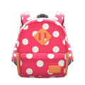 Polka-Dot Backpack (Pink) NH Icon.png