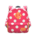 Polka-dot backpack's Pink variant