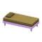 Simple Bed (Purple - Brown) NH Icon.png