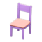 Simple Chair (Purple - Pink) NH Icon.png