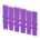 Vertical-board fence's Purple variant
