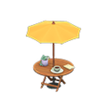 Bistro Table (Natural Wood - Yellow) NH Icon.png