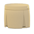 Box-Pleated Skirt (Beige) NH Storage Icon.png