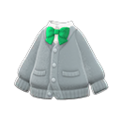 Cardigan School Uniform Top (Gray) NH Storage Icon.png