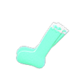 Frilly Knee-High Socks (Mint) NH Storage Icon.png