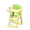 High Chair (Yellow - Green) NH Icon.png
