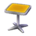Metal-rim table's Yellow variant