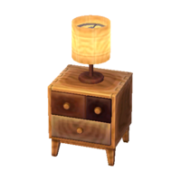 Modern wood lamp