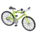 Mounted Mountain Bike's Lime variant