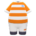 Rugby uniform's Orange & white variant