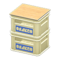 Stacked Bottle Crates (White - Blue Logo) NH Icon.png