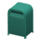 Steel Trash Can (Green - None) NH Icon.png