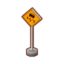 Wet-Road Sign